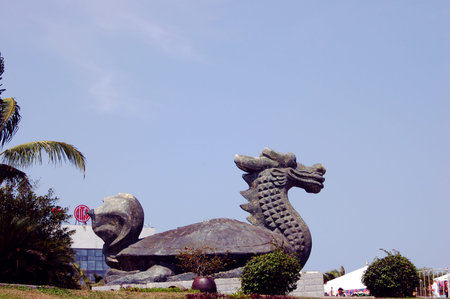 Hainan boao sculptureのeditorial素材