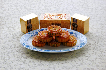 The moon cakeのeditorial素材