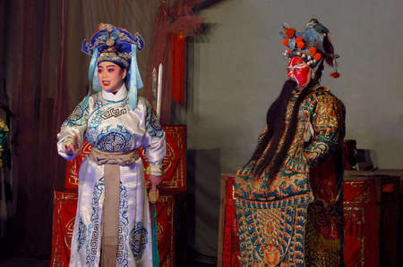 Sichuan opera - front of the universeのeditorial素材