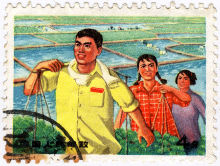 Chinese stampsのeditorial素材