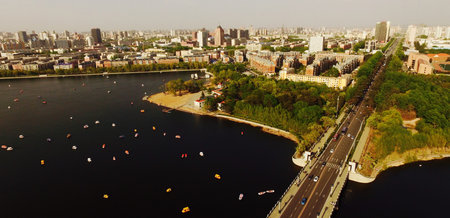 scenery at city
