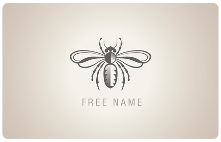 SchematicI illustration of beeのイラスト素材