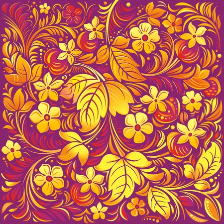 Fragment of Russian traditional ornament.のイラスト素材