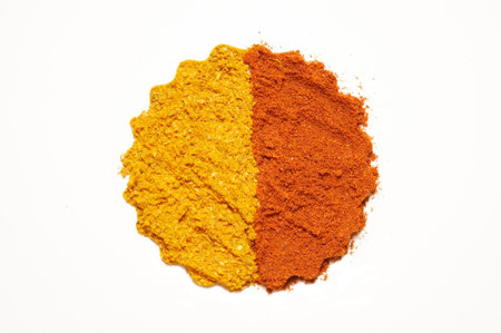 curry and red pepperの写真素材