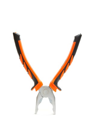 pliers isolated on white backgroundの写真素材