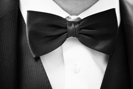 black bow tie black bow tie