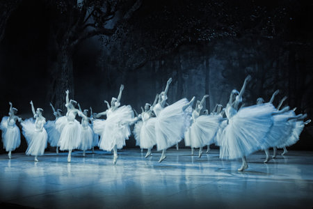PRAGUE, CZECH REPUBLIC - APRIL 6: The Prague State Opera ballet ensemble presents the traditional...