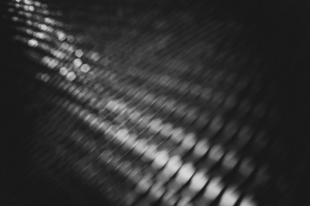 Black and white coarse bokehの写真素材