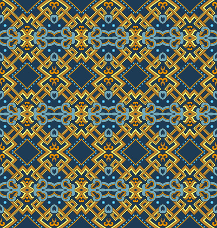 Geometric oriental abstract pattern pattern background wallpaper design clothing packaging fabric illustrationのイラスト素材