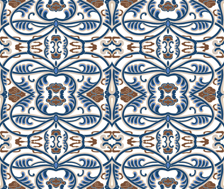 Abstract ethnic pattern seamless backgroundのイラスト素材