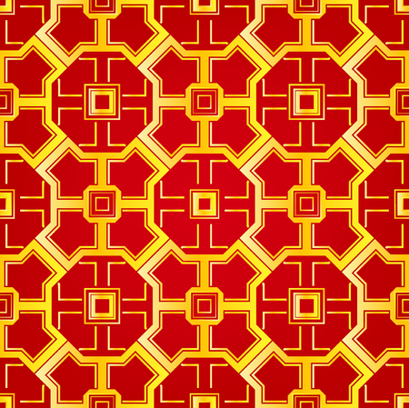 seamless golden pattern designのイラスト素材