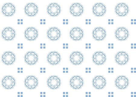 Traditional Chinese seamless patternのイラスト素材