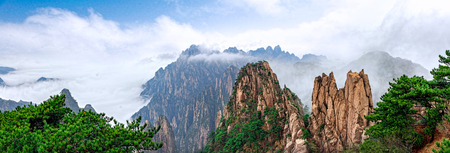 Mount Huangshan Anhui sceneryの写真素材