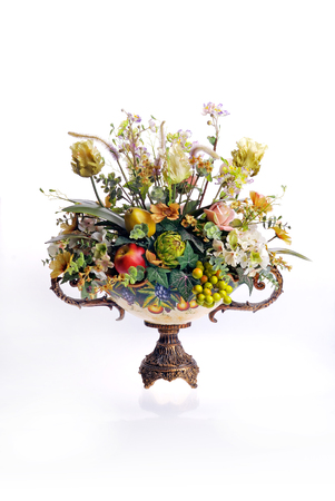 Home decor, porcelain vaseの写真素材