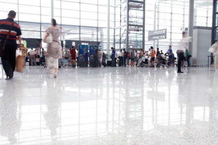 passenger in the interior of the airportのeditorial素材