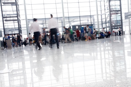 passenger in the interior of the airportのeditorial素材