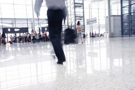 passenger in the interior of the airportのeditorial素材