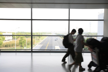 image of People silhouettes at morden office buildingのeditorial素材