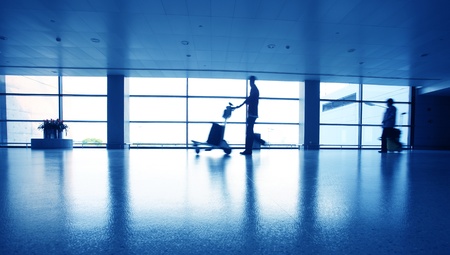 image of People silhouettes at morden office buildingのeditorial素材