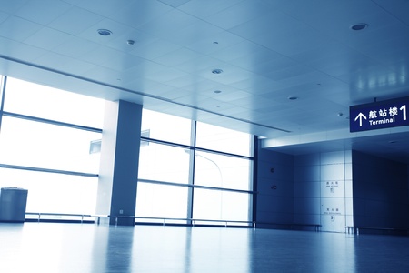 office interior with glass wallのeditorial素材