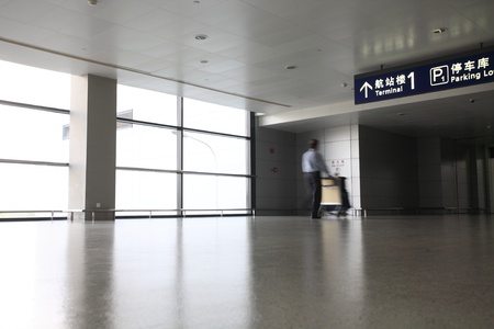 office interior with glass wallのeditorial素材