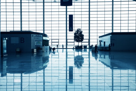 passenger in the airportのeditorial素材
