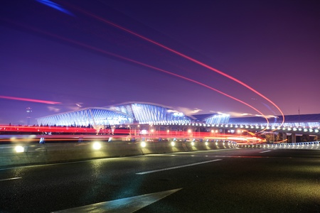 car to downtown in shanghaiのeditorial素材
