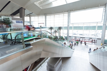 escalator in the railway stationのeditorial素材