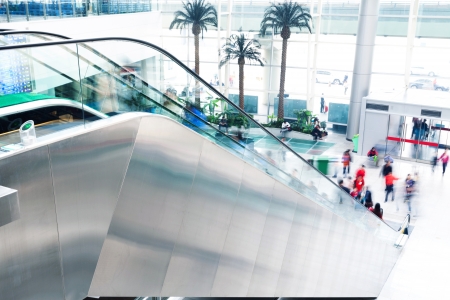 escalator in the railway stationのeditorial素材