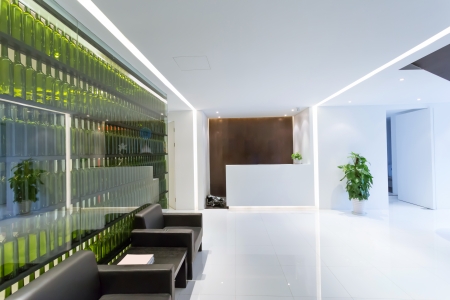 hall of the modern buildingのeditorial素材