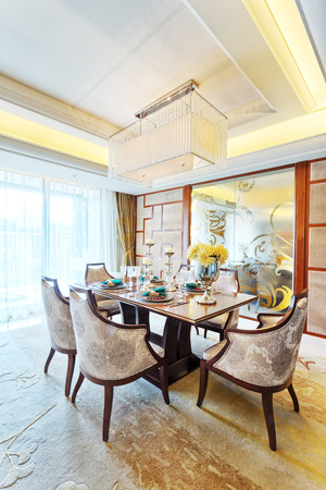 modern dining roomのeditorial素材