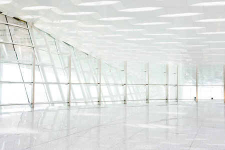 interior of the modern buildingのeditorial素材