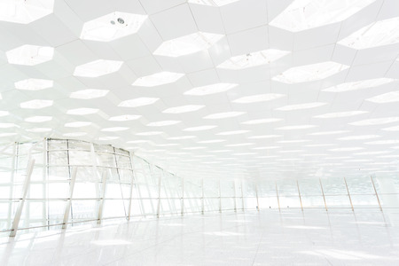 interior of the modern buildingのeditorial素材