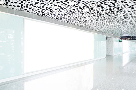 corridor of modern buildingのeditorial素材