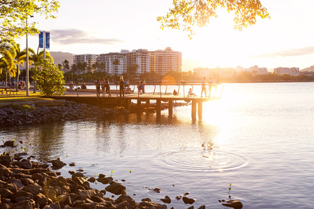 cairns beachのeditorial素材