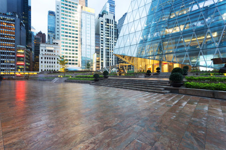 modern business office building exteriorのeditorial素材