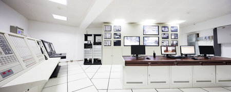 surveillance control room interior