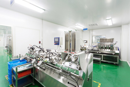 pharmaceutical factory workshop interiorのeditorial素材