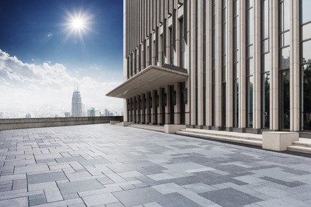 skyline and modern office buildingのeditorial素材