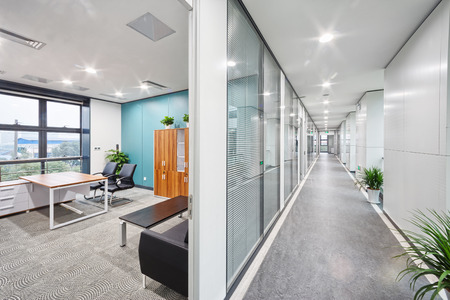 modern office interiorのeditorial素材