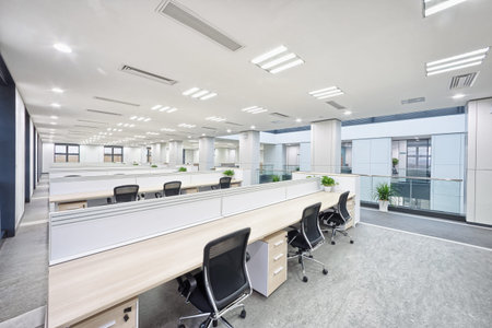 modern office interiorのeditorial素材