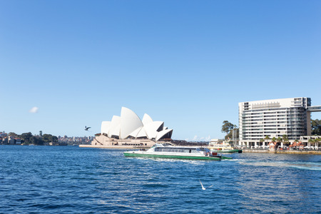 sydney opera house and seaのeditorial素材