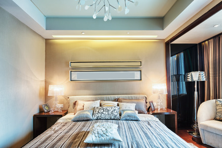 hotel bedroom interiorのeditorial素材