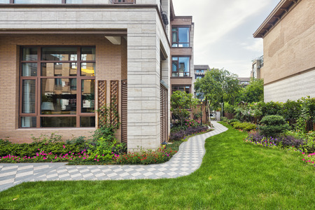 luxury villa exteriorのeditorial素材