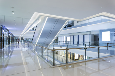 modern shopping mall interiorのeditorial素材
