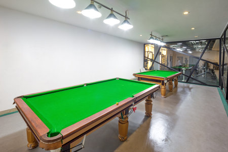 decoration of modern billiard room
