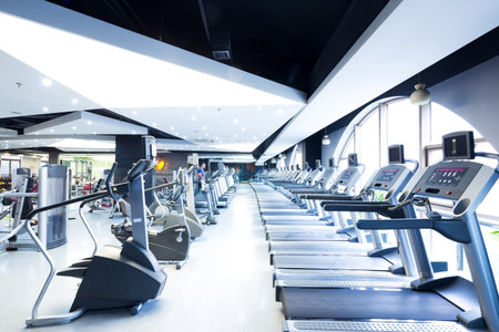 equipment in hangzhou gymのeditorial素材