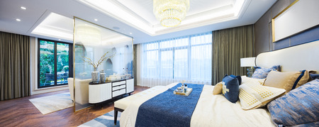 interior of modern bedroomのeditorial素材