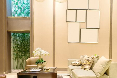 interior of modern living roomのeditorial素材