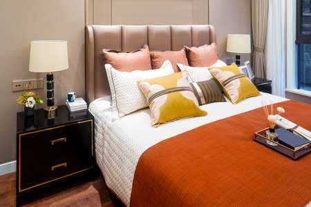 interior of modern bedroomのeditorial素材